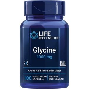 Glycine, 1000 mg, 100 Veggie Caps - Life Extension