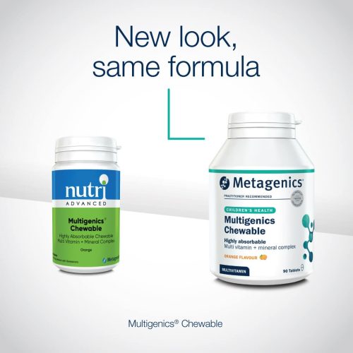 Multigenics Chewable - 90 Chews - Metagenics - Image 2