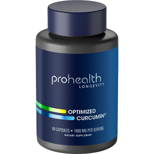 Optimized Curcumin Longvida® by ProHealth - 500 mg, 60 veggie capsules - ProHealth