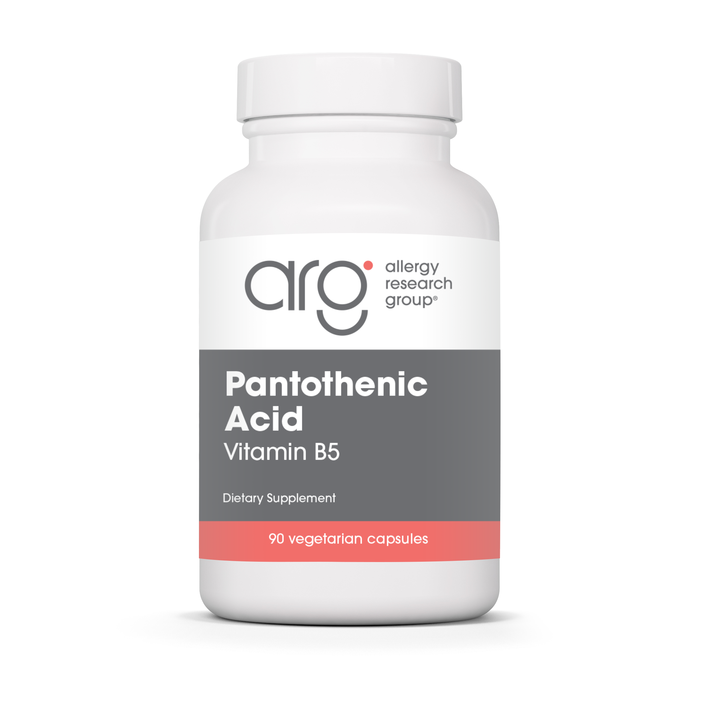 Pantothenic Acid, 500 mg, 90 caps - Nutricology / Allergy Research Group