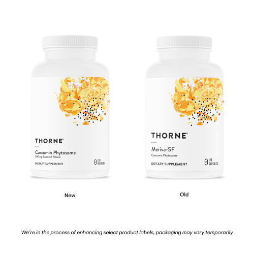 Curcumin Phytosome, 500mg, Sustained Release (Meriva-SF) 120 caps ? Thorne Research