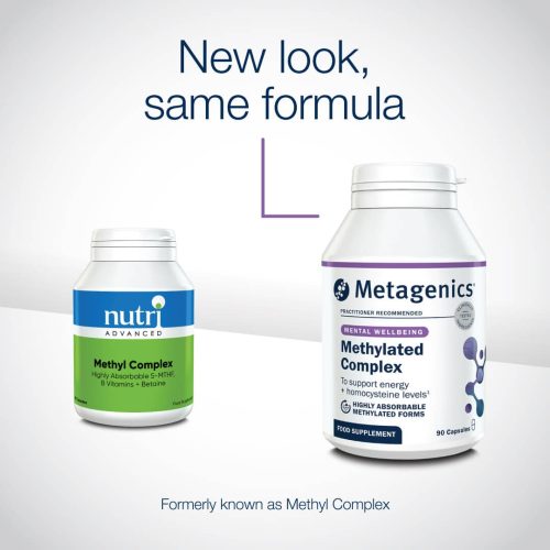 Methylated Complex - 90 Capsules - Metagenics - SOI** - Image 2