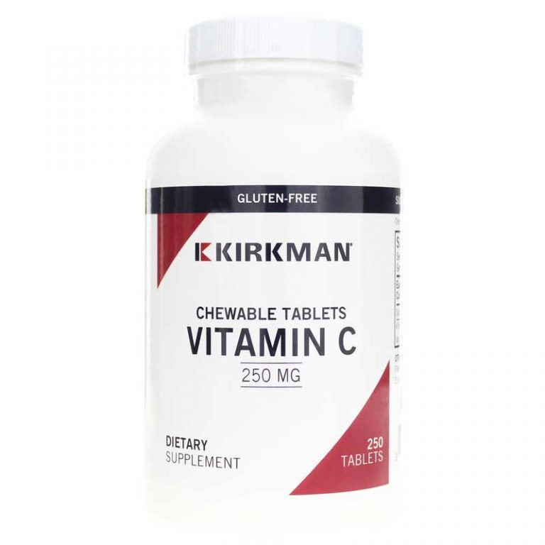 Vitamin C 250mg 250 Chewable Tablets Kirkman Laboratories Yourhealthbasket