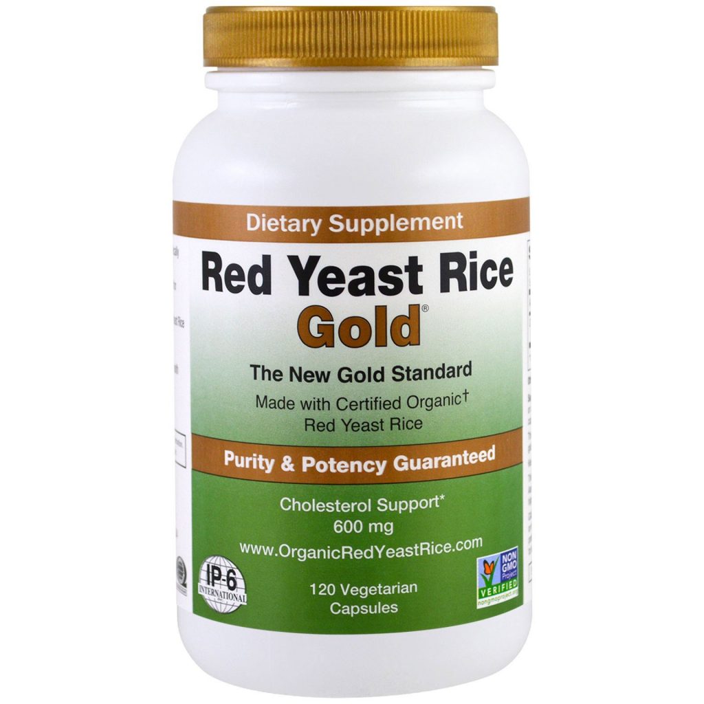 Red Yeast Rice Gold 600mg, 120 Capsules IP6 International