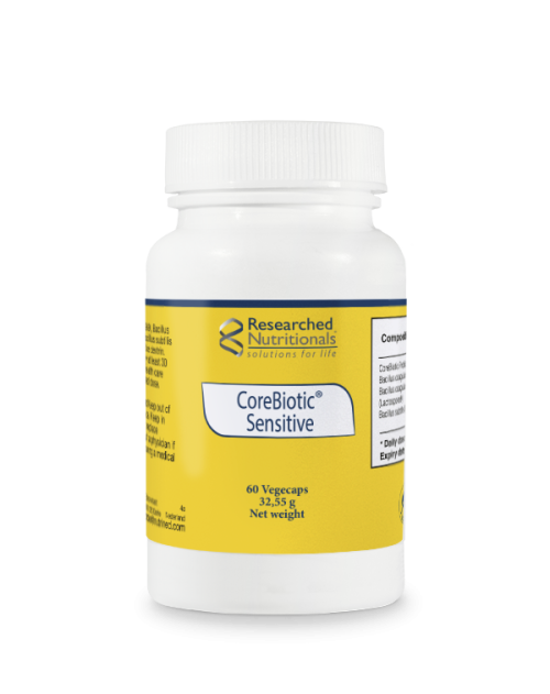 CoreBiotic Sensitive, Advanced Spore Based Probiotic, 60 Caps Researched Nutritionals