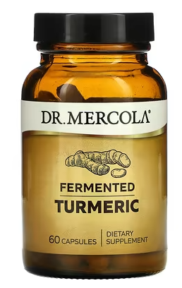 Organic Fermented Turmeric, 60 capsules - Dr Mercola