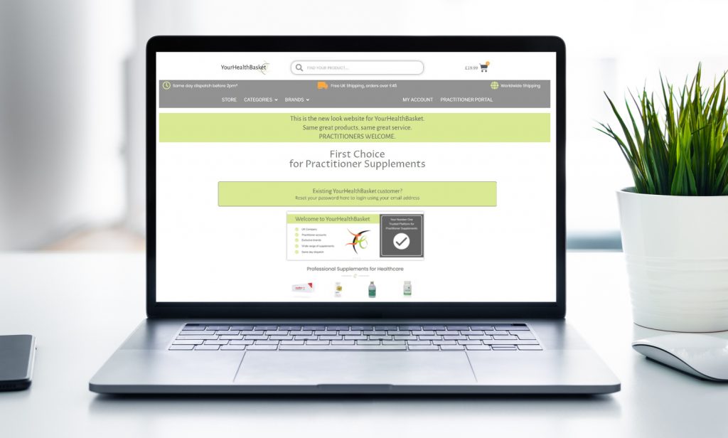 Professional Supplements UK practitional portal yourhealthbasket