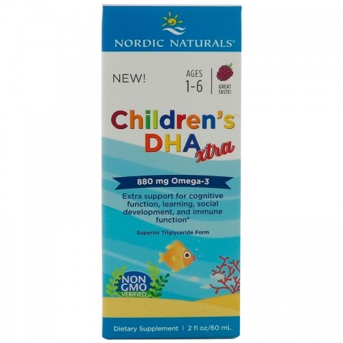 Nordic Naturals Children's DHA Xtra Liquid, Berry Punch, 880 Mg, 2