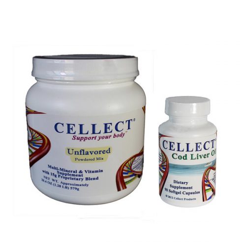 Cellect / Cell Synergy Powder plus CLO Capsules - Unflavoured