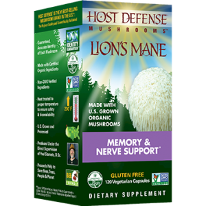 Lion's Mane Capsules 120 vegcaps - Host Defense