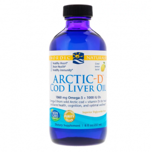 Arctic-D Cod Liver Oil (Lemon) 237 ml - Nordic Naturals