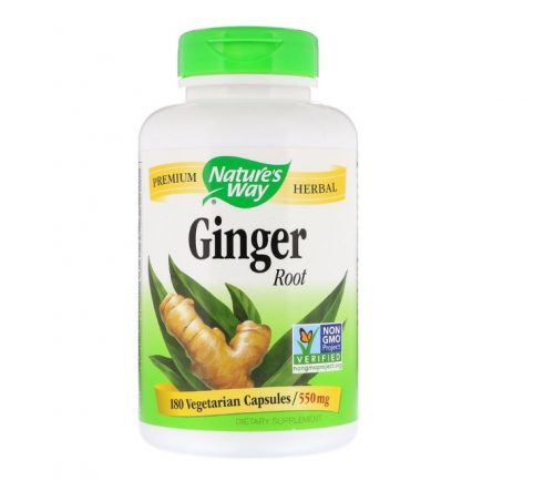 Ginger Root 550mg (180 capsules) - Nature's Way