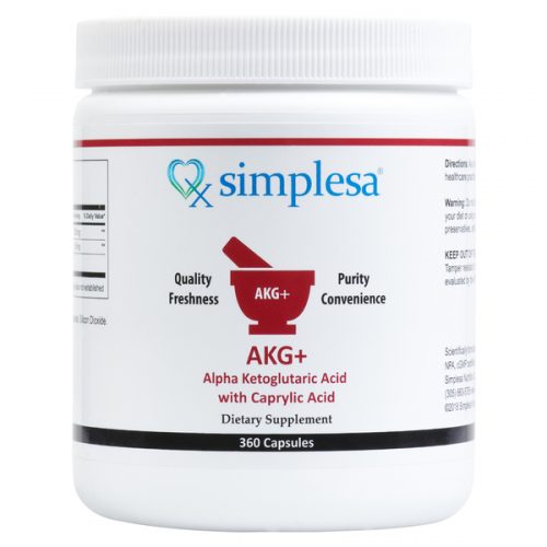 AKG+ Caprylic Acid 360 Capsules - Simplesa