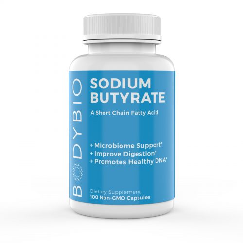 Sodium Butyrate 600 mg 100 caps - BodyBio/E-Lyte