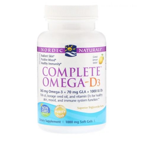 Complete Omega-D3 (Lemon) 1000 mg