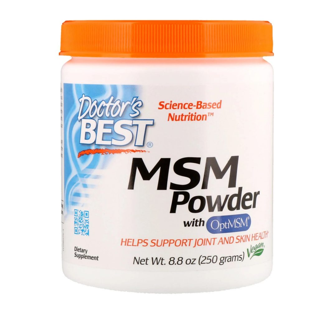 MSM Powder with OptiMSM, 250g Doctor's Best YourHealthBasket