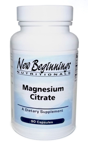 Magnesium Citrate (90 capsules) - New Beginnings
