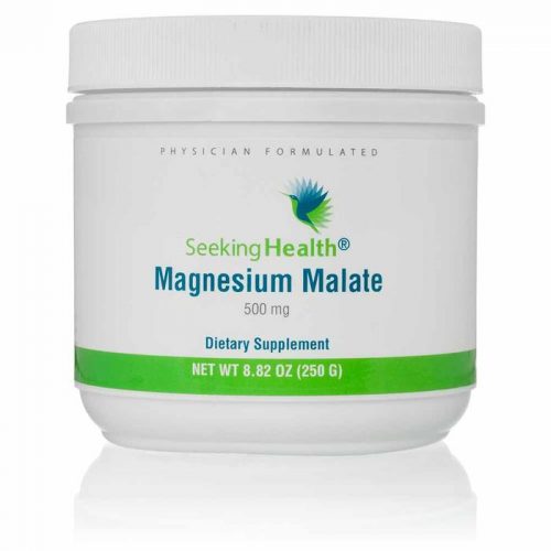 Magnesium Malate Powder - 500 mg - 250 g - Seeking Health