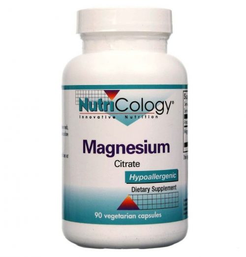 Magnesium Citrate 170mg - 90 Capsules - Nutricology