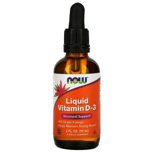 Liquid Vitamin D3 60ml - Now Foods