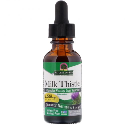 Milk Thistle (Alcohol-Free) 30ml - Nature's Answer