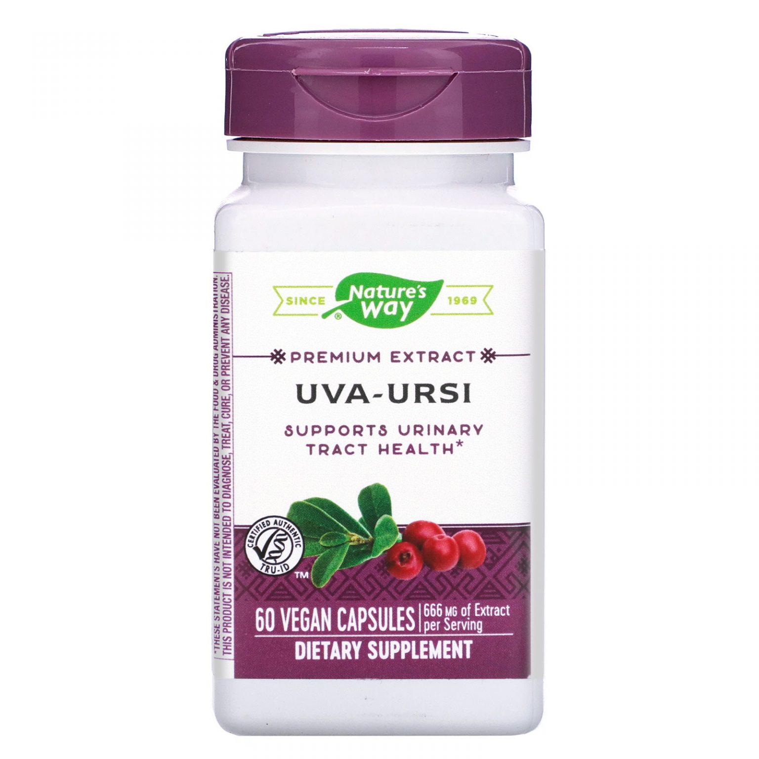 UvaUrsi, 333 mg, 60 Capsules Natures Way YourHealthBasket