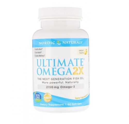 Ultimate Omega 2X (Lemon) - 60 Soft Gels - Nordic Naturals