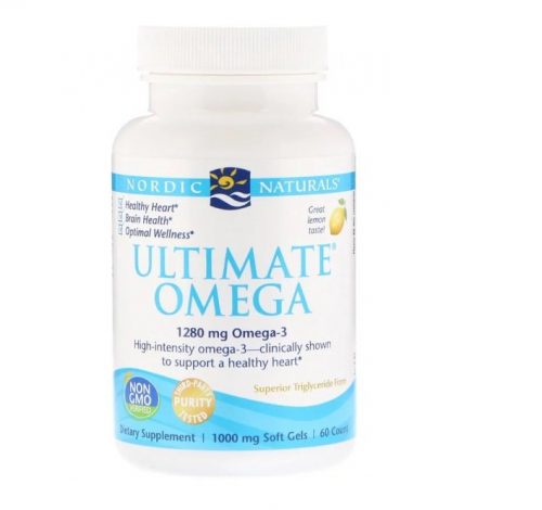 Ultimate Omega (Lemon) 120 Soft Gels - Nordic Naturals