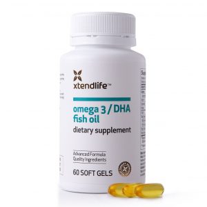 Omega 3 DHA Fish Oil (60 gel caps) - xtendlife