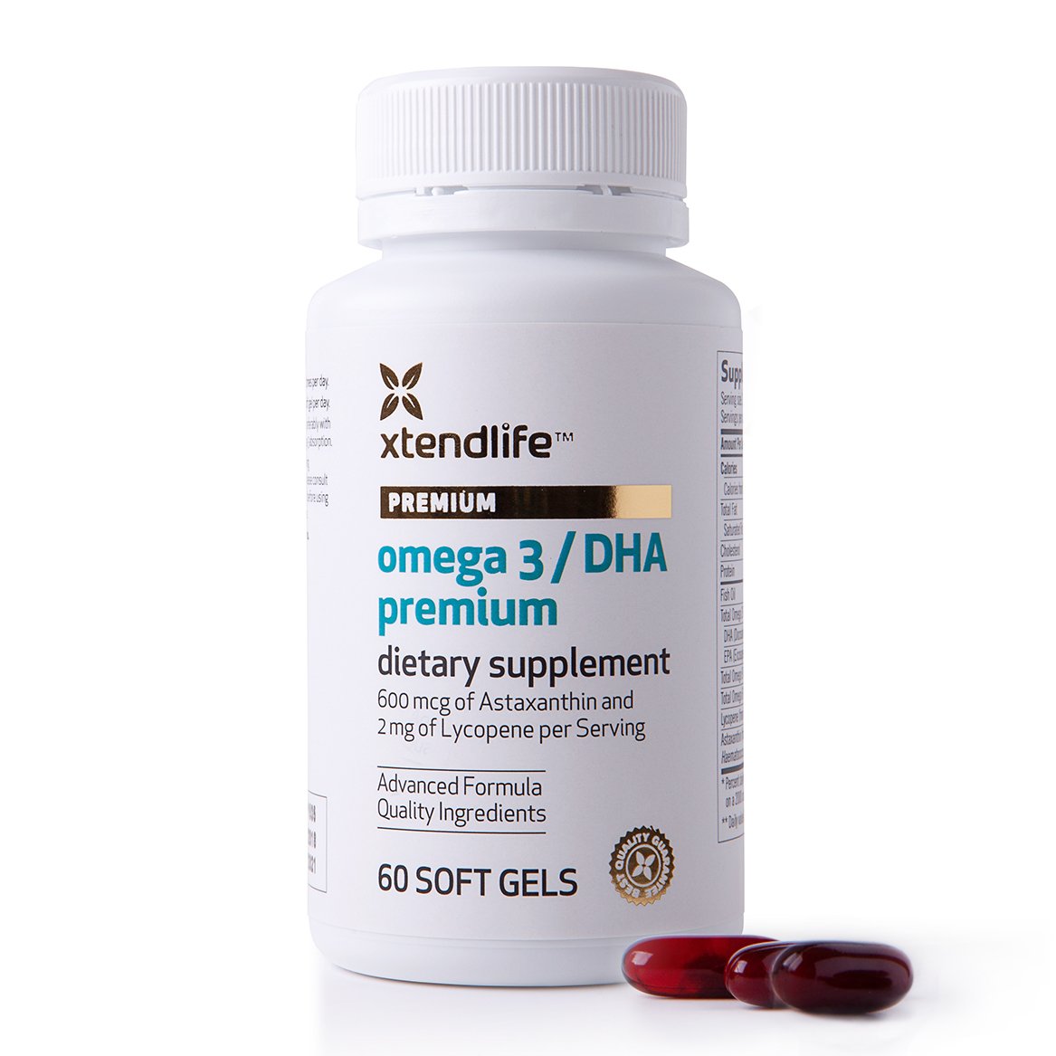 Omega 3 /DHA Premium (60 gel caps) xtendlife YourHealthBasket
