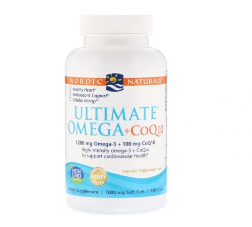 Ultimate Omega + CoQ10 60 Soft Gels - Nordic Naturals