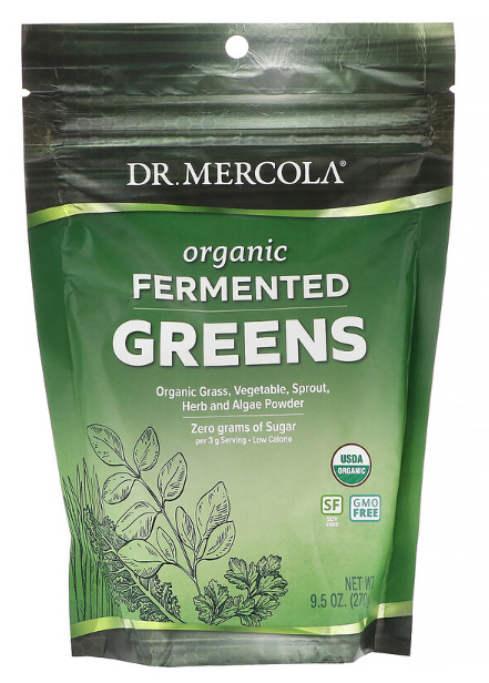 Organic Fermented Greens (90 servings): 1 bag - Dr Mercola