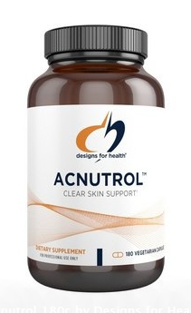 Acnutrol 180 Caps - Designs for Health - SOI*
