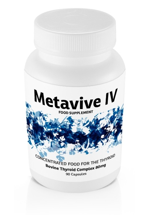 Metavive IV Bovine Thyroid (80 mg) - 90 caps