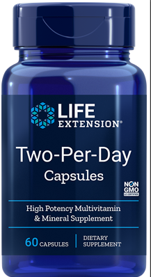 Two-Per-Day Capsules - 60 Caps - Life Extension