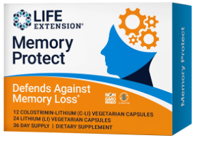Memory Protect 12 Colostrinin-Lithium (C-Li) Capsules | 24 Lithium (Li) Capsules - Life Extension