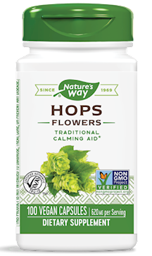 Hops Flowers 100 caps - Natures Way
