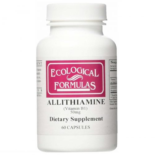 Allithiamine (Vitamin B1) 50mg 60 capsules - Ecological Formulas