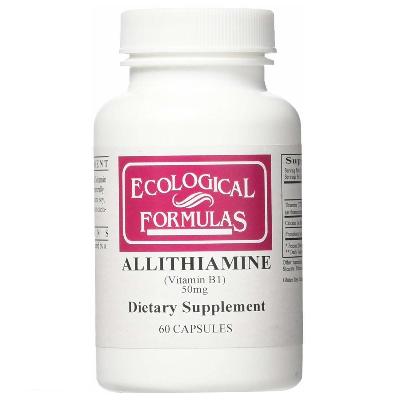 Allithiamine (Vitamin B1) 50mg 60 capsules Ecological Formulas