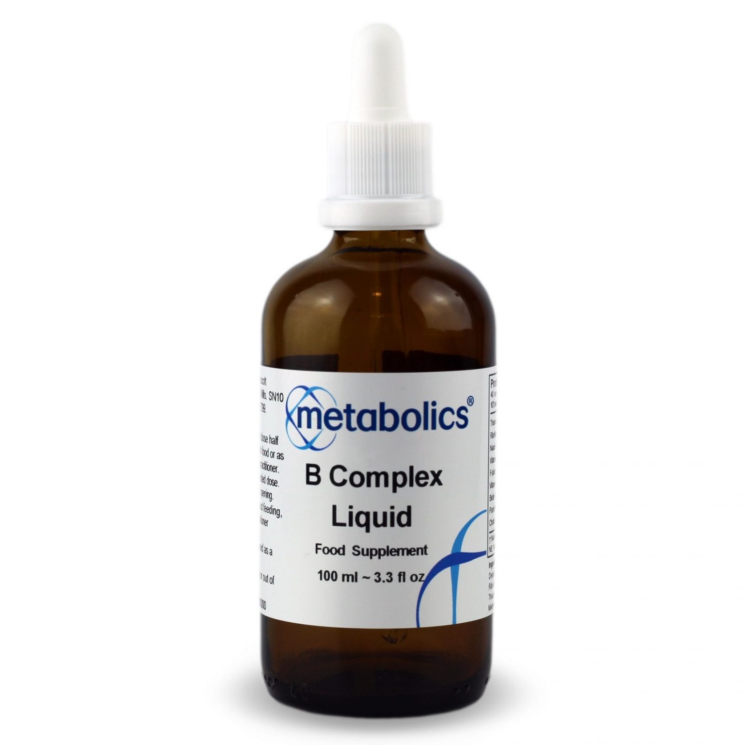 B Complex Liquid 100ml - Metabolics - YourHealthBasket