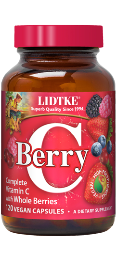 Berry-C Complete Vitamin C - 120 Capsules - Lidtke