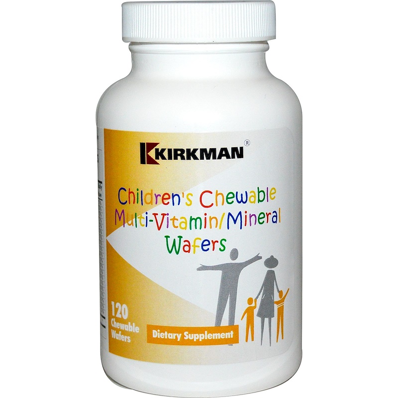 Children's MultiVitamin/Mineral, 120 Chewable Wafers Kirkman Labs