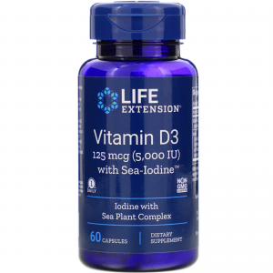 Vitamin D3 with Sea-Iodine 5000 IU