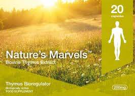 Nature's Marvels Thymus Bioregulator - 20 Capsules  (Formerly Vladonix® Thymus peptide) SOI**