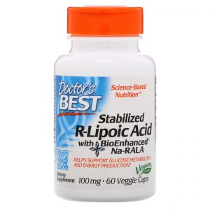 Stabilized R-Lipoic Acid with BioEnhanced Na-RALA 100mg