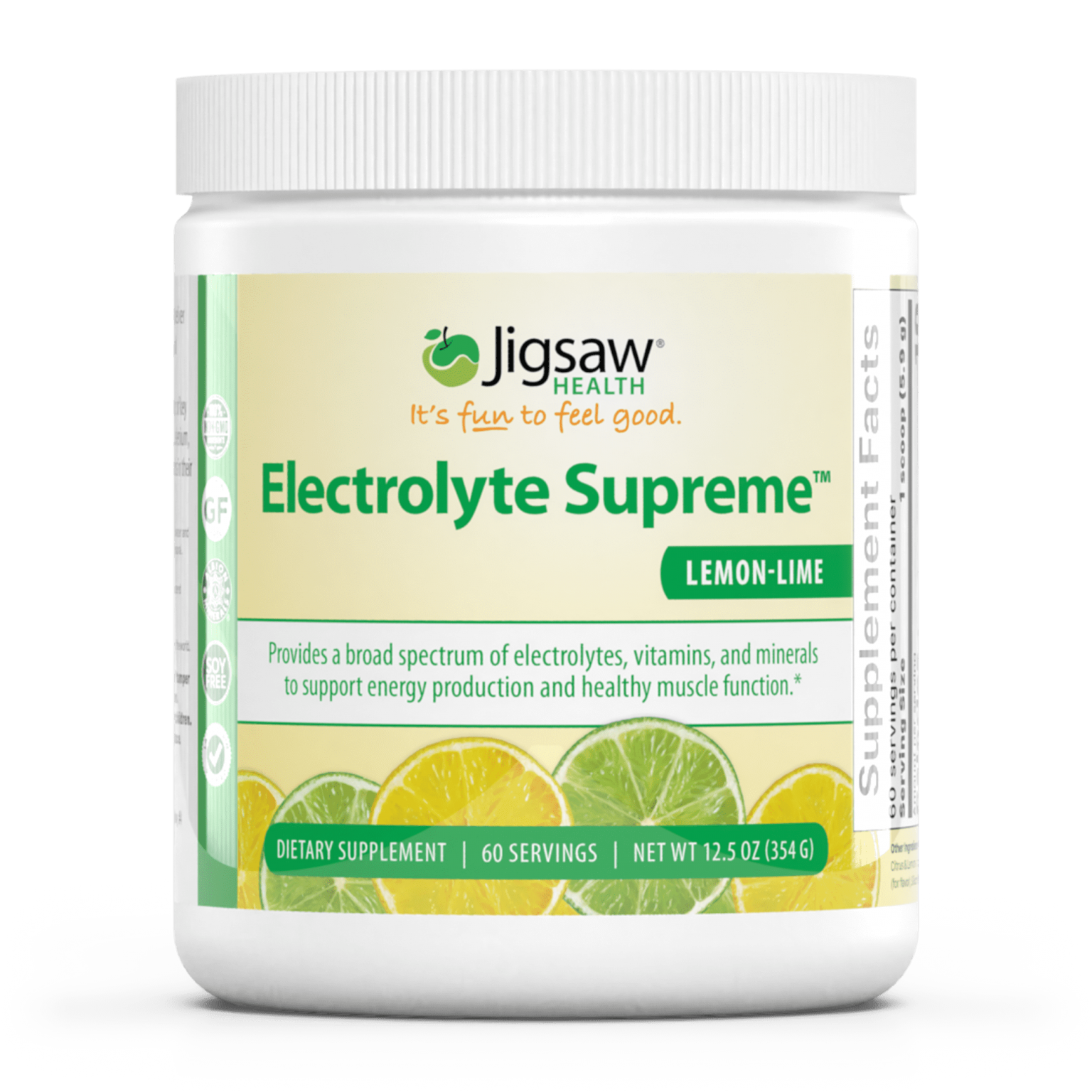 Electrolyte Supreme™ Lemon Lime flavour, 330 g Jigsaw Health