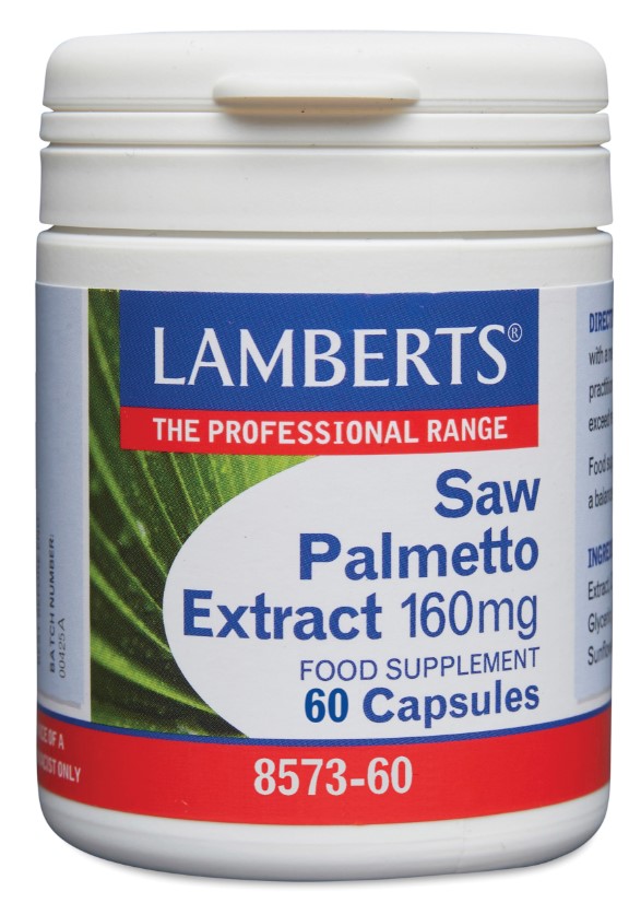 Saw Palmetto Extract, 160mg, 60 caps Lamberts YourHealthBasket