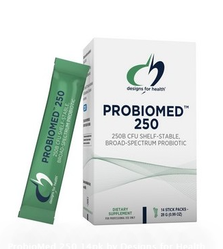 ProbioMed 250 (14 stick packets) - Designs for Health - SOI**