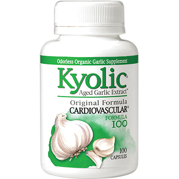 Kyolic Aged Garlic Extract - Cardiovascular - Formula 100 - 100 Capsules - Wakunaga