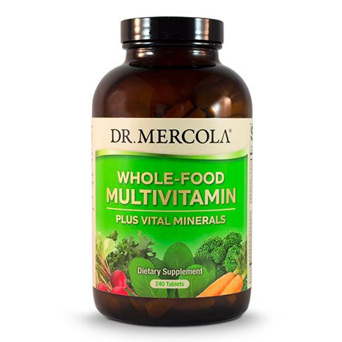 Whole Food Multivitamin Plus - 240 Tablets - Dr Mercola